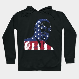 Martin Luther King Jr painted american flag Hoodie